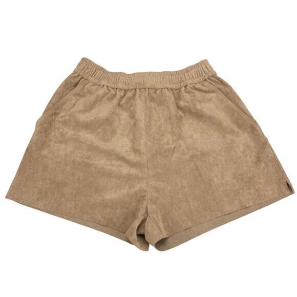 WILFRED FREE Aritzia Suede Tank Shorts Sz XS - Picture 2 of 5